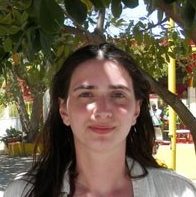 A photo of a woman smiling